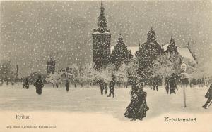 Vintage PostcardKristianstad Kyrka Trinity Church of Sweden