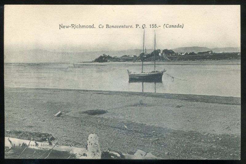 dc354 - NEW RICHMOND Quebec Postcard 1900s Panoramic View by Garneau