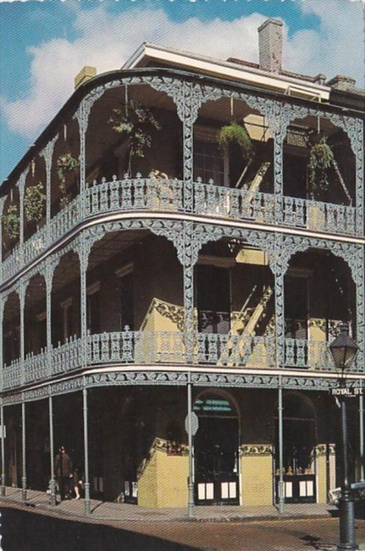 Louisiana New Orleans Lace Balconies 700 Royal Street