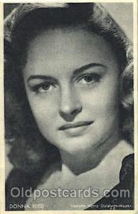 Donna Reed Trade Card Actor, Actress, Movie Star Unused 