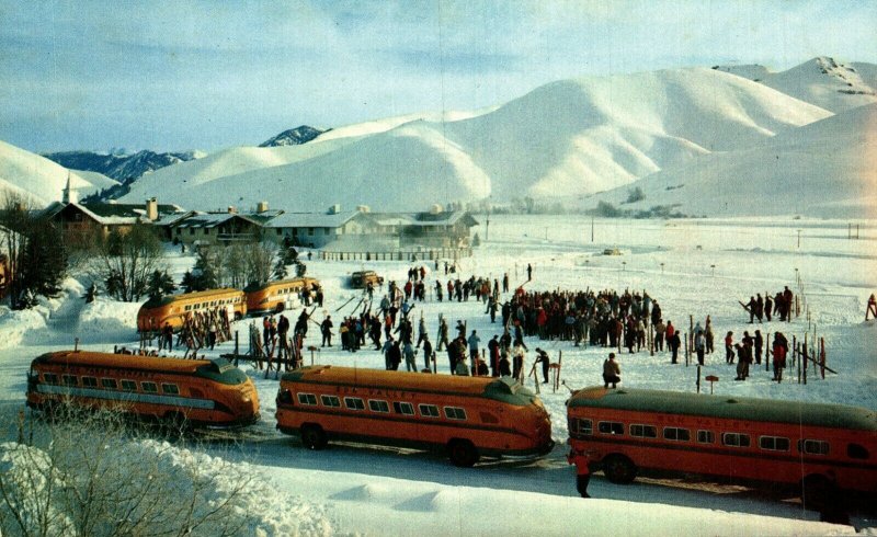 USA Sun Valley Idaho Ski Resort Vintage Postcard 08.45