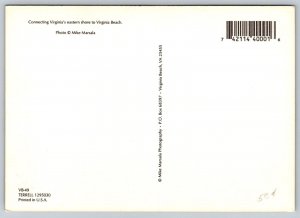 Bay Bridge Tunnel  Virginia Beach   Postcard