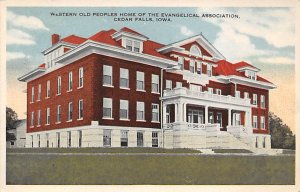 Western Old Peoples Home of The Evangelical Association Cedar Falls, Iowa USA...