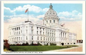 Minnesota State Capitol Building St. Paul Minnesota MN Building Grounds Postcard