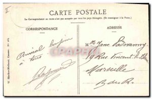 Old Postcard Lighthouse Cannes Coup de Mistral