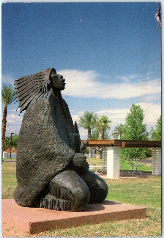 c1980s Phoenix, AZ Prayer Song Indian Sculpture Allan Houser Heard Museum 4x6 M9