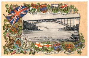 New York  Niagara  Falls  Territory FLAGS  Upper Steel Arch Bridge