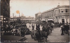 Canada Why We Need Street Cars Skewis Saskatoon Saskatchewan Vintage RPPC C208