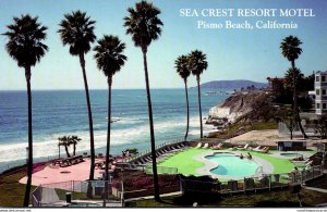 Sea Crest Resort Motel Swimming Pool Pismo Beach California