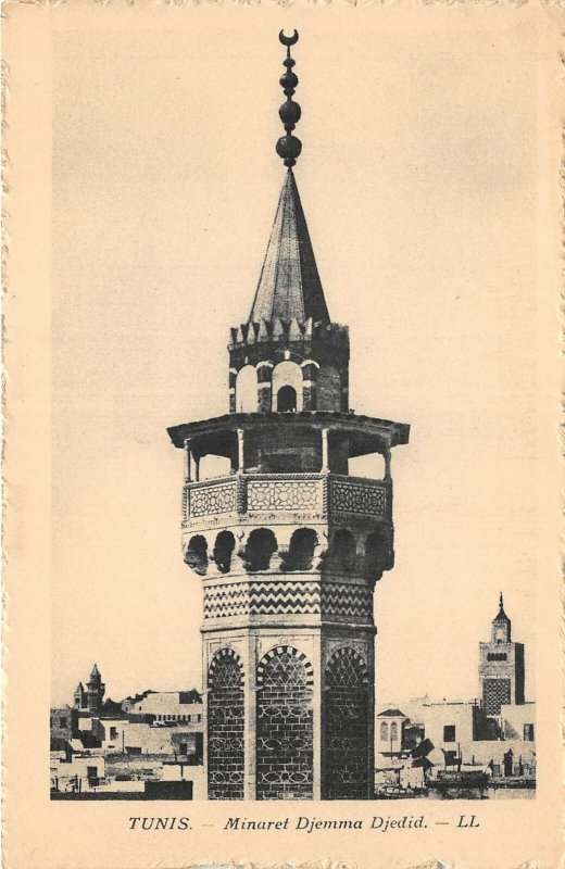 Lot 62 hotel transatlantique advertising tunis tunisia minaret djemma djedid