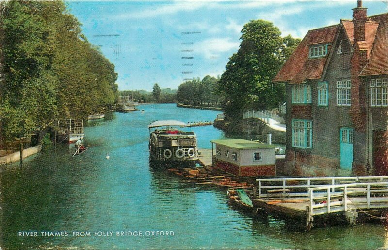 River Thames from Folly Bridge Oxford ferry