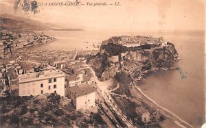 Vue Generale Monte Carlo 1908 Missing Stamp 