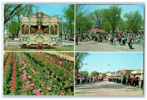 Annual Tulip Festival Dutch Street Organ Dutch Dancers Orange City IA Postcard