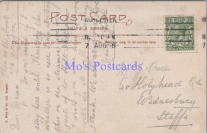 Genealogy Postcard - Price, 48 Holyhead Road, Wednesbury, Staffordshire GL1908