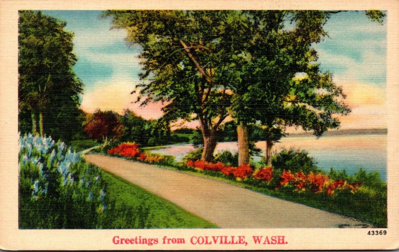 Washington Greetings From Colville