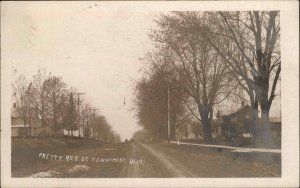 Fennimore Wisconsin WI Residence St. c1910 Real Photo Postcard