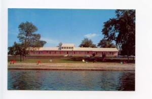 Ogdensburg NY Morley's Motel Old Cars Postcard