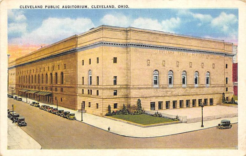 Cleveland Public Auditorium Cleveland, Ohio OH