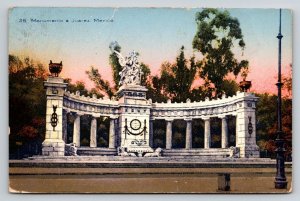 1922  Juarez Monument   Mexico City   Postcard