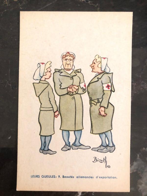 Mint Belgium Picture Postcard  WW2 The Merry Wives Of Berlin