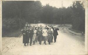 Real photo postcard Belgium social history