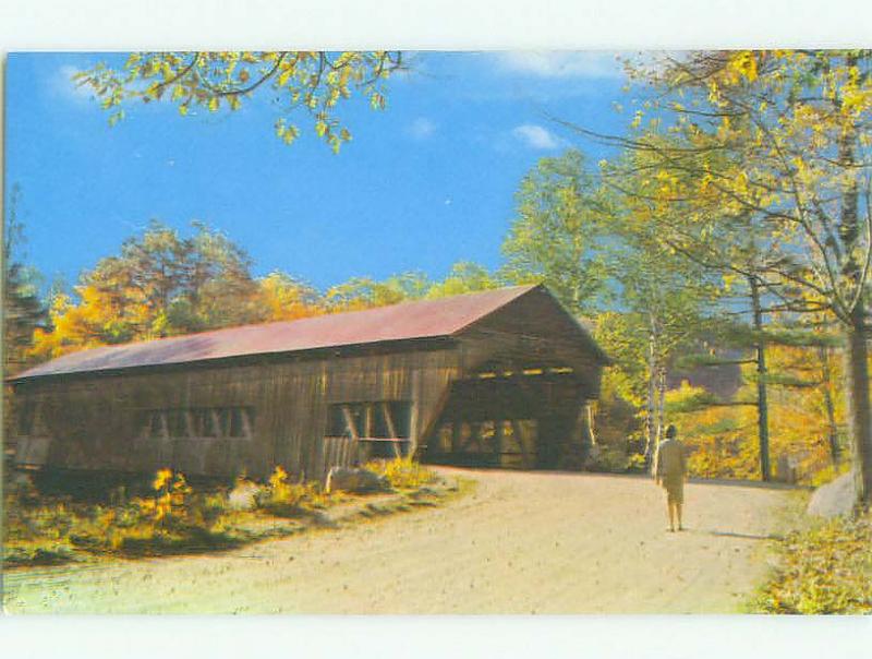 Unused Pre-1980 BRIDGE SCENE Albany New Hampshire NH HQ9540