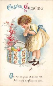 Ellen H Clapsaddle, Easter Greetings Holiday Unused 