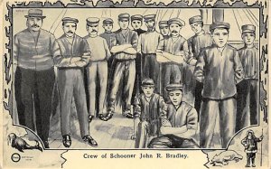 Crew of Schooner John R Bradley Exploration Unused 