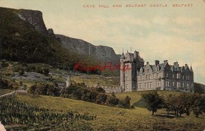 Postcard Cave Hill and Belfast Castle Belfast Ireland