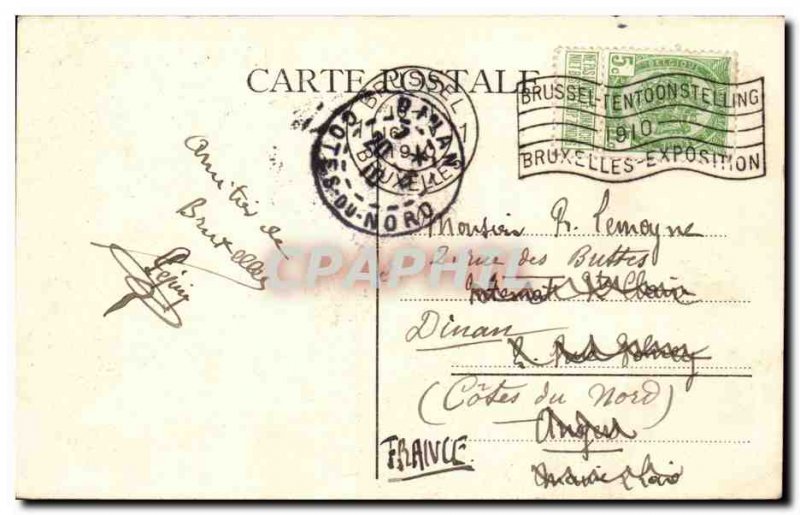 Old Postcard Brussels Stock Exchange