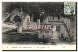 Old Postcard Chateau de Pierrefonds The Deer Park