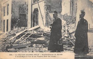 Bombardement de Reims La Grande Guerre Rips on back 