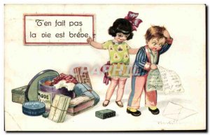 Old Postcard Children