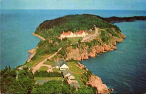 Canada Cape Breton Highland Aerial View Of Keltic Lodge 1955