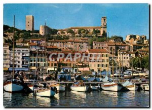 Modern Postcard Cannes A corner of the Port Quai St Pierre Le Suquet