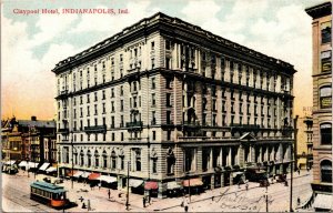 Postcard Claypool Hotel in Indianapolis, Indiana~131314