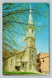 Galena IL, Historic 1838 First Presbyterian Church, Chrome Illinois Postcard  