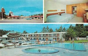 STATESBORO, GA Georgia  BRYANT'S MOTEL   Pool~Bathing Beauties~ROOM  Postcard