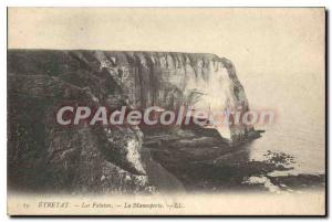 Old Postcard Etretat Cliffs The Manneporte