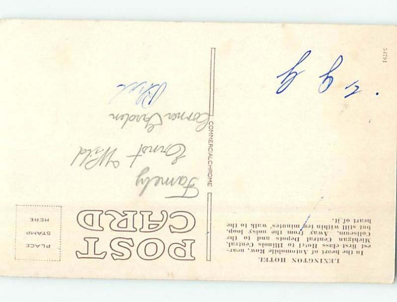 W-Border HOTEL SCENE Chicago Illinois IL H1161