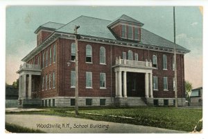 NH - Woodsville. School Building ca 1914