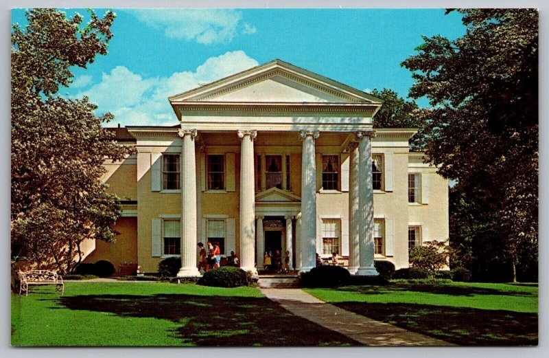 Wheeling West Virginia Ogl Park Mansion House Museum Chrome Postcard