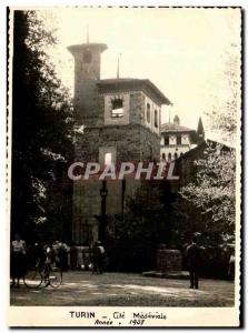 Old Postcard Turin Cite Medieviale 1957
