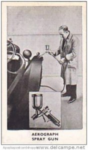 Rothman Vintage Cigarette Card Modern Inventions 1935 No 14 Aerograph Spray Gun