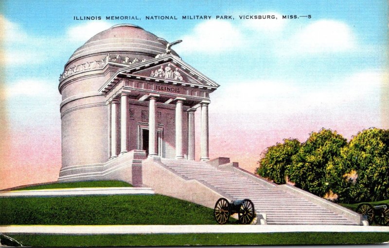 Mississippi Vicksburg National Military Park Illinois Memorial