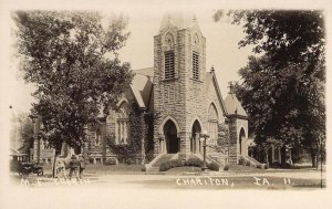 c.'11,  RPPC Real Photo, Methodist, M.E. Church, Chariton, IA, Old Postcard