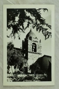 RPPC Carmel Mission, California Vintage Postcard F88