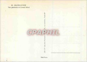 Modern Postcard General view and Chatelguyon Hotel