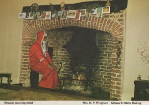 White Roding Essex Exhausted Santa Claus Witham Christmas Postcard