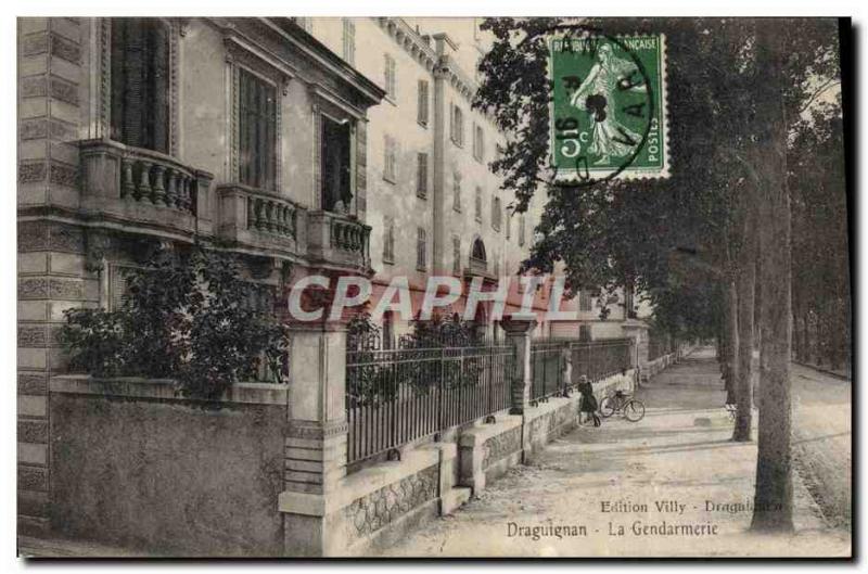 Old Postcard Draguignan Gendarmerie